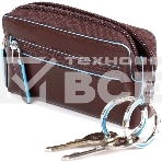 Ключница Piquadro Blue Square PC4216B2/MO, коричневый, натур.кожа, фото4