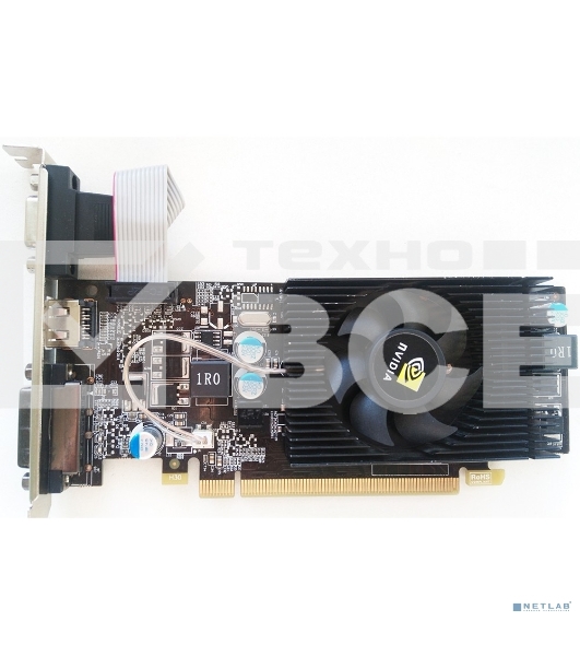 Видеокарта AFOX GT710 2G DDR3 64BIT, LP Single Fan , RTL (AF710-2048D3L5-V3)