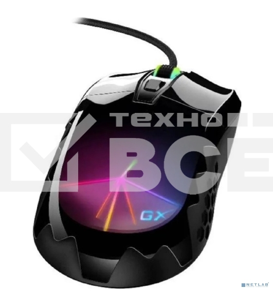 Мышь проводная Genius Scorpion M715 черный, 7200 dpi, USB, кнопки - 6