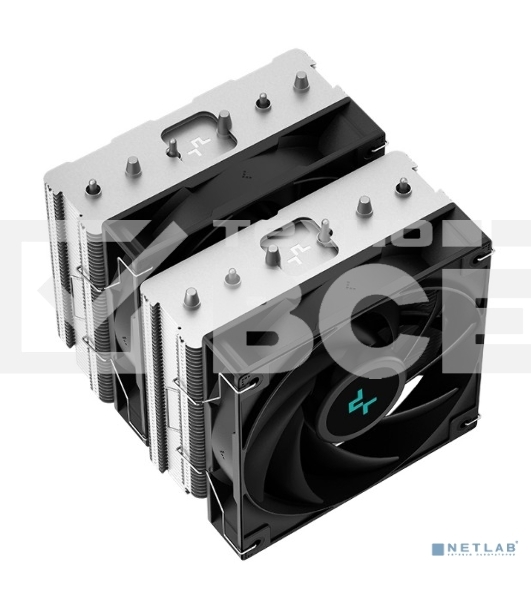 Кулер для процессора DEEPCOOL AG620 черный, 120 мм, алюминий/медь, 1850 об/мин, 29.4 дБ, 4 pin, 260 Вт, 157 мм