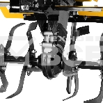 Мотоблок Denzel DPT-170, 7 л.с., ремен.сцеп, шир 85 см, глуб 35 см,фрез 3х3,ШОМ,скор 2В/1Н,кол 8