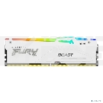 Оперативная память Kingston Fury Beast, DDR5, 16GB (1x16GB), 5200MHz, CL36, с радиатором, RGB, белый, фото9