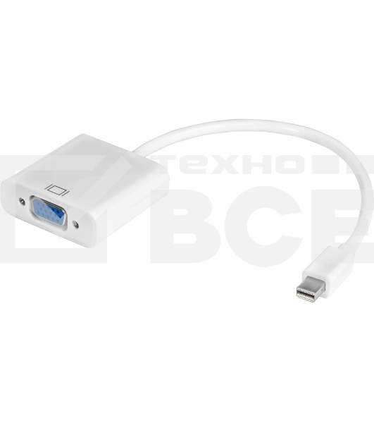 Адаптер-переходник GreenconnectApple mini DisplayPort 20M > VGA 15F (GCR-MDP2VGA)