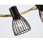 Светильник Ambrella light TR8662/4 BK/GD черный/золото E14/4 max 60W 760*100*170, фото4