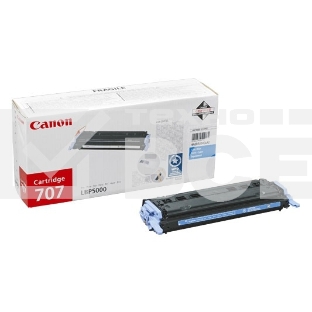 Картридж лазерный Canon 707C (9423A004) голубой (2000 стр.) для LBP 5000/5100