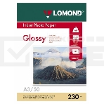 Фотобумага Lomond 0102025 A3/230г/м2/50л./белый глянцевое для струйной печати, фото 1