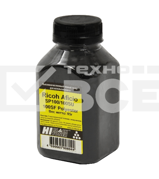 Тонер Ricoh Aficio SP100/100SU/100SF (Hi-Black) 85 г, банка