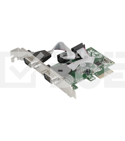 Контроллер ExeGate EXE-307 PCI-E, 2*COM port (OEM)