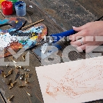 Набор паяльник-выжигатель Rexant/19 насадок/ ПРОФИ 220V/30 Вт /ZD-972A/ 12-0183-1, фото2