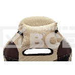 Кресло игровое Бюрократ VIKING 6 KNIGHT BR FABRIC коричневый, крестовина металл/пластик, фото3