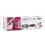 Фен-расческа Galaxy Line GL 4407, черный, 1200 Вт, расческа с керамическим покрытием рабочей поверхности и смешанным типом зубьев, функция «холодный воздух», 2 скорости и температурных режима, термоизолированный наконечник, диаметр 66х43 мм, шнур, вращ. н, фото3