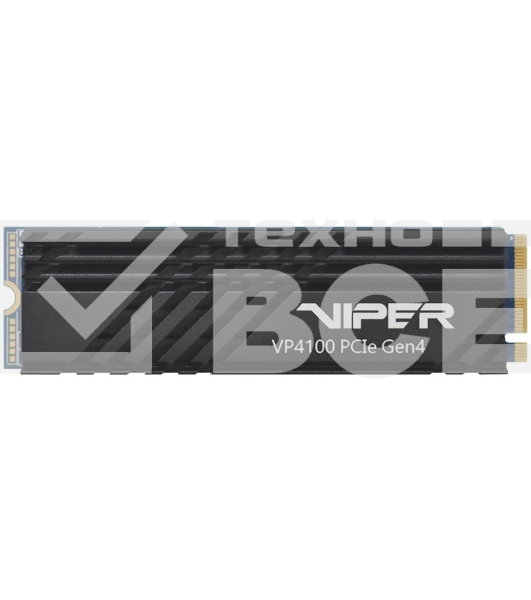 Накопитель SSD Patriot Viper VP4100, 1Tb, PCIe 4.0 x4, M.2, NVMe, R/W 4700/4200, с радиатором