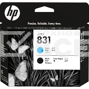 Печатающая головка HP 831 Cyan / Black Latex Printhead