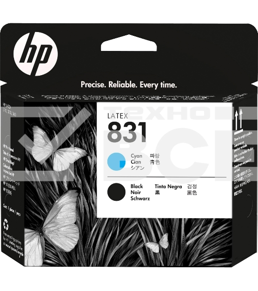 Печатающая головка HP 831 Cyan / Black Latex Printhead