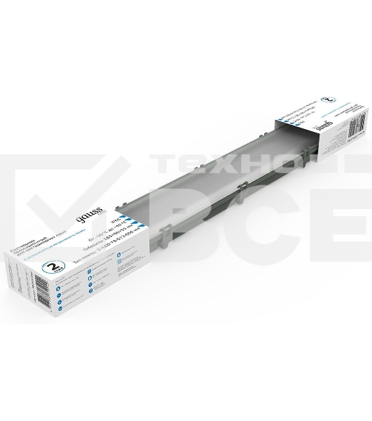 Светильник линейный Gauss СПП-Т8-G13 LITE 220-230V IP65 665x85x55мм для LED ламп 2х600мм 1/16