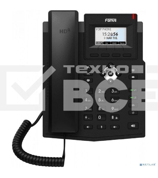 Телефон IP Fanvil X3S Lite черный