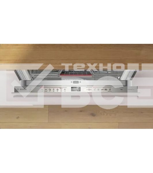 Встраиваемая посудомоечная машина Bosch SMV6EMX75Q, серебристый, 59.8 см, 13 компл., 44 дБ, класс A++