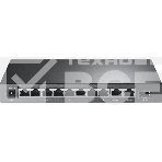 Настольный коммутатор TP-Link TL-SL1311P, 8 портов 10/100 Мбит/с с поддержкой PoE+, 2 гигабитных порта без поддержки PoE, 1 порт SFP, 802.3af/at, бюджет PoE — 65 Вт, стальной корпус, фото4