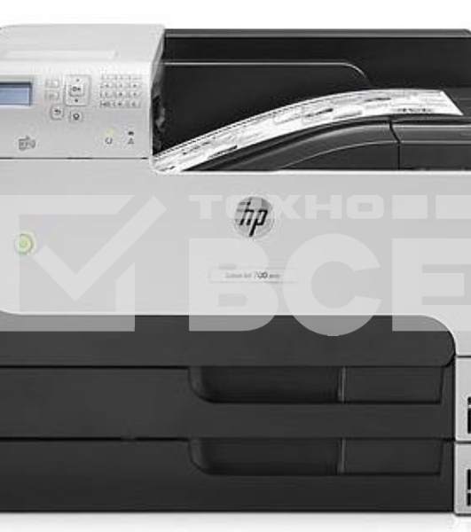 Принтер лазерный HP LaserJet Enterprise 700 M712dn (CF236A), A3, ч/б, печ. до 41 стр/мин. (А4) до 40 стр/мин. (А3), 1200 x 1200 dpi, USB, RJ-45, Air Print