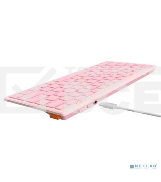Клавиатура A4Tech Fstyler FBX51C розовый USB беспроводная BT/Radio slim Multimedia