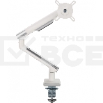 Кронштейн для мониторов Ultramounts UM713W белый 17'-32' макс.9кг крепление к столешнице поворот и наклон, фото16