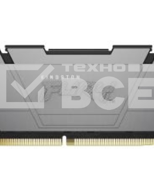 Оперативная память Kingston Fury Renegade, DDR4, 16GB (2x8GB), 3200MHz, CL16, с радиатором, серый/черный
