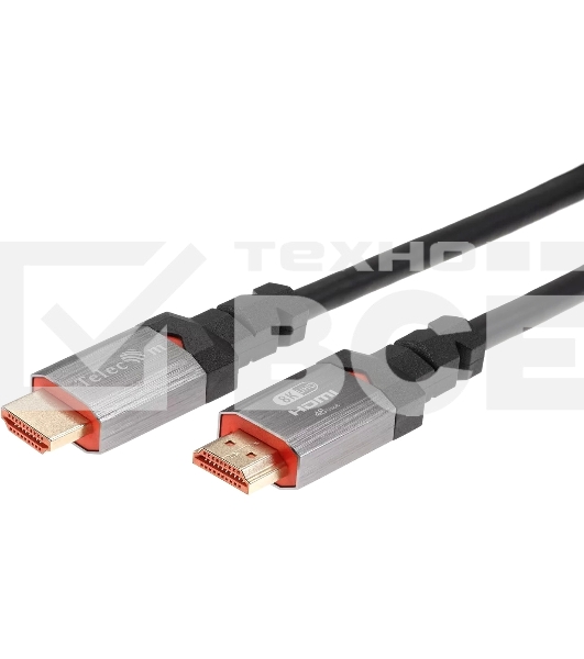 Кабель Telecom TCG365-1.5M HDMI 19M/M,ver. 2.1, 8K@60 Hz 1.5m метал разъемы, Telecom <TCG365-1.5M>