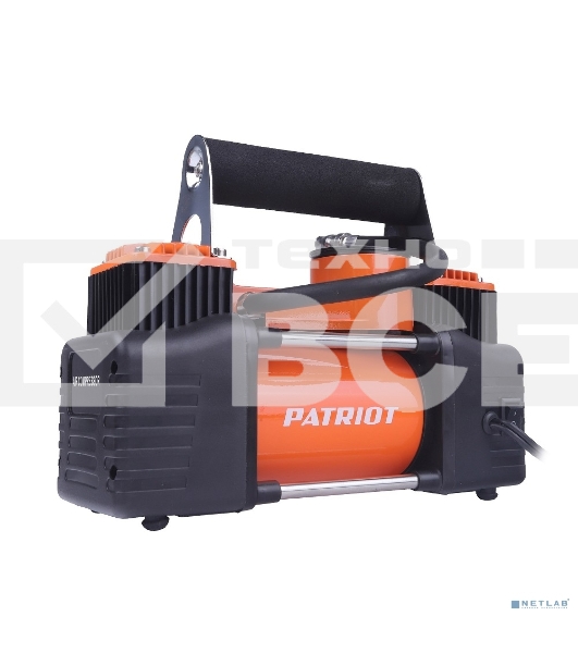 Компрессор автомобильный PATRIOT CC 1660 черный/оранжевый