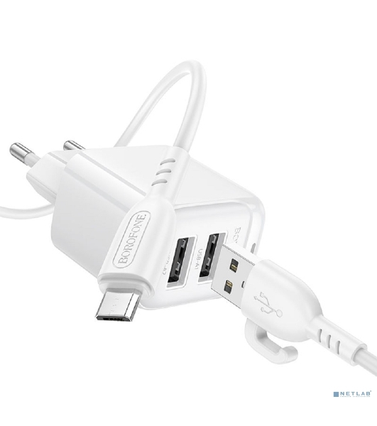 Сетевое зарядное устройство BOROFONE (6941991113741) BAS41A 2USB 2.0A