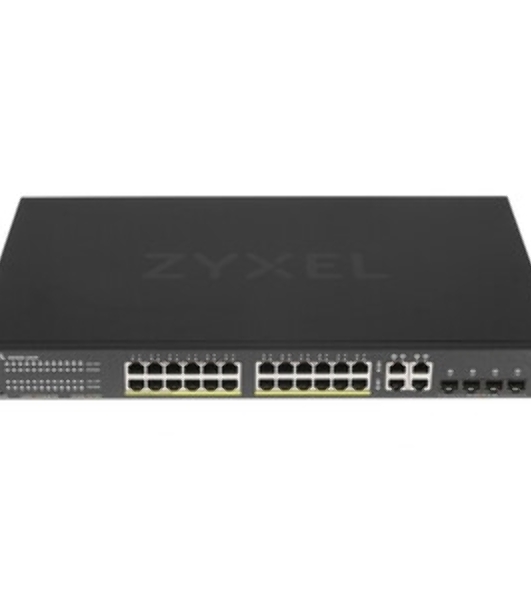 Коммутатор Zyxel NebulaFlex GS192024HPV2-EU0101F 24G 24PoE+ 375W управляемый