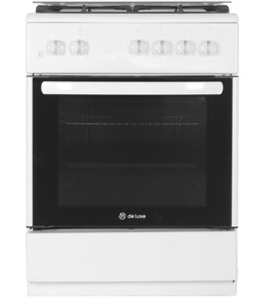 Газовая плита De Luxe 606040.24-001г(кр)чр белый