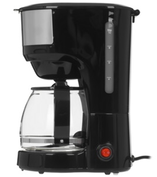 Кофеварка капельная Blackton Bt CM1117 черный, исп. кофе - молотый, 1,25 л, 750 Вт