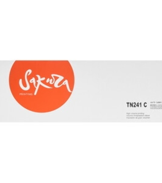 Картридж лазерный Sakura TN241C для Brother HL-3140CW, HL-3150CDW, HL-3170CDW, DCP-9020CDW, MFC-9140CDN, MFC-9330CDW, MFC-9340CDW, синий, 1400