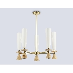 Люстра Ambrella light LH75371/5 GD/WH золото/белый G9*5 max 28W D600*675, фото7