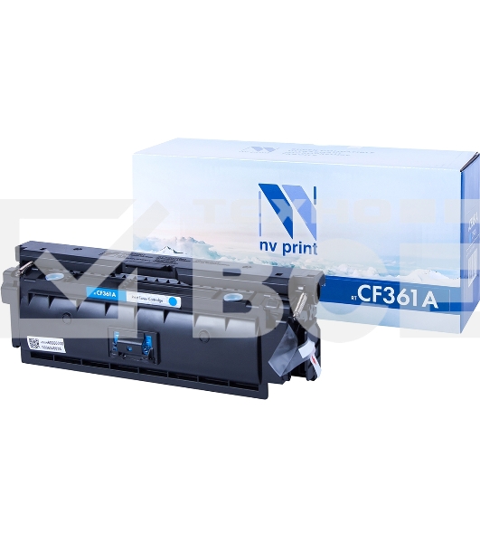 Картридж лазерный NVPrint совместимый НР CF361A Cyan для LJ Color M552/M553 (5000k)