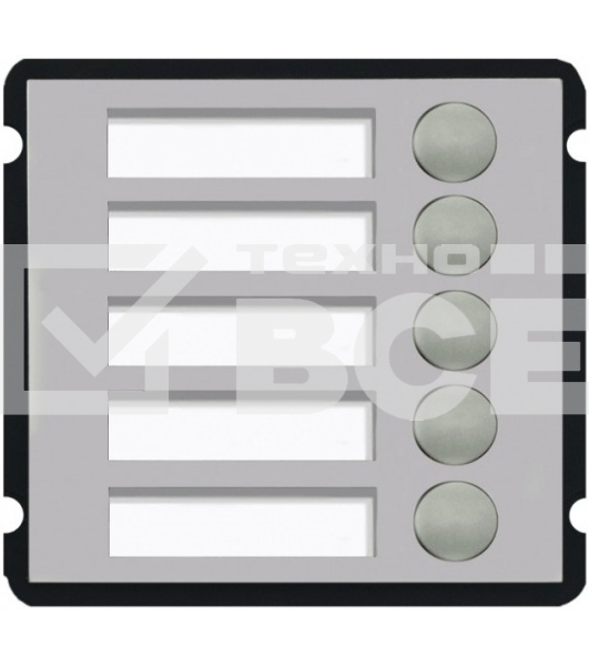 Видеопанель Dahua DH-VTO2000A-B5 цвет панели: серебристый