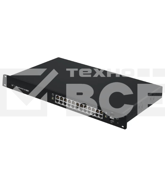 Коммутатор [ES-24-250W EU] Ubiquiti EdgeSwitch 24-250W 24 порта, раздача питания 24/48В на всех портах, суммарная мощность 250W