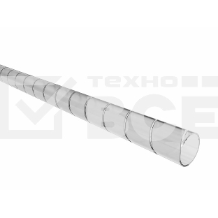 Кабельный спиральный бандаж Rexant, диаметр 6 мм, длина 2 м (SWB-06), прозрачный