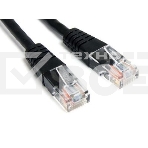 Кабель Патч-корд Lanmaster UTP TWT-45-45-0.5-BK вилка RJ-45-вилка RJ-45 кат.5е 0.5м чёрный ПВХ (уп.:1шт), фото 1