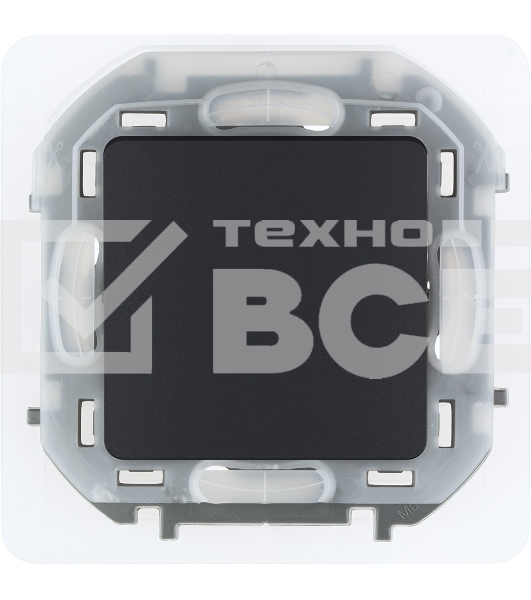 Переключатель IP44 10AX 250 В антрацит