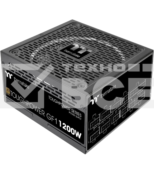 Блок питания Thermaltake Toughpower GF1 (PS-TPD-1200FNFAGE-1), 1200Вт, 80 PLUS Gold, 140мм, модульный, черный