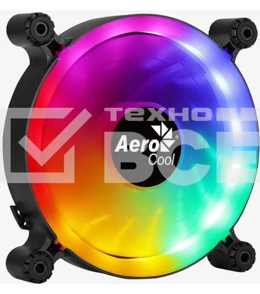 Вентилятор для корпуса AeroCool / Formula Spectro 12 FRGB черный, 120 мм, 1000 об/мин, 19.6 дБ, 4 pin
