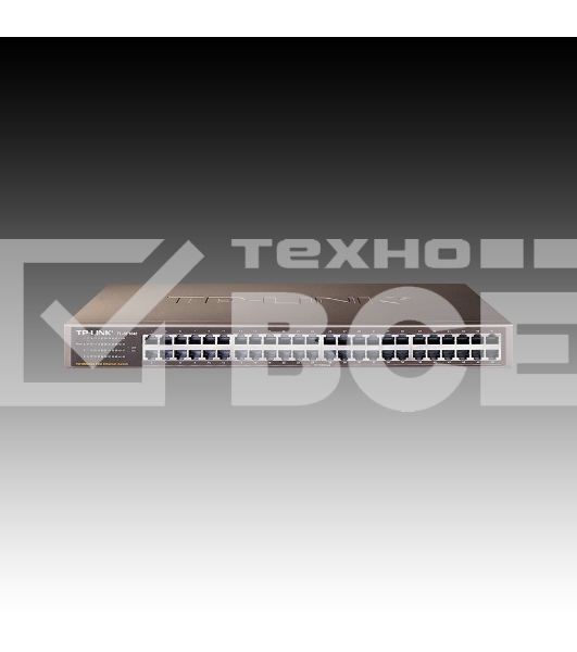 Коммутатор TP-Link SMB TL-SF1048 48-port 10/100M Switch, 48 10/100M RJ45 ports, 1U 19-inch rack-mountable steel case