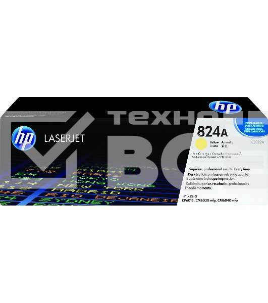 Картридж лазерный HP CB382A желтый для Color LJ CP6015/CM6030mfp/CM6040mfp 21000стр.