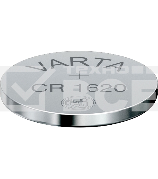 Батарейка Varta ELECTRONICS CR1620 BL1 Lithium 3V (6620) (1/10/100)