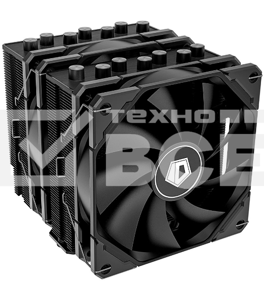 Кулер ID-COOLING SE-207-XT ADVANCED черный 120мм алюминий+медь 1800rpm 35db 4-pin 280W 154мм