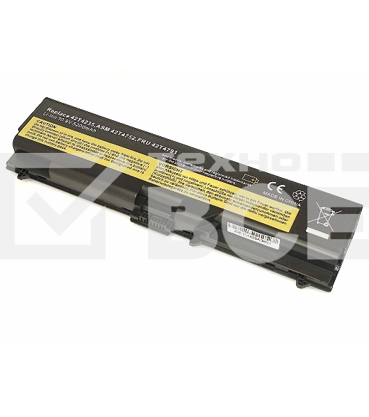 Аккумуляторная батарея для ноутбука Lenovo ThinkPad T410 (42T4235) 10.8V 5200 mAh OEM черная