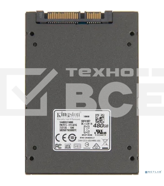 Накопитель SSD Kingston A400, 480GB, SATA III, 2.5