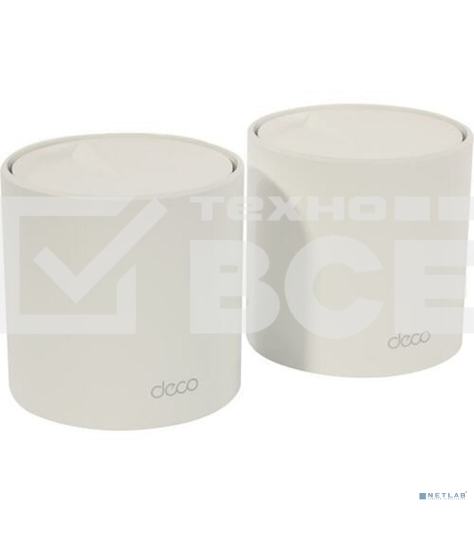 Бесшовный Mesh роутер TP-Link Deco X50(2-Pack) AX3000 10/100/1000BASE-TX
