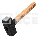 Кувалда Denzel 2000 г, кованая головка, буковая рукоятка, фото3